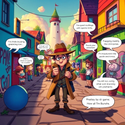 Whose Hello Is It Anyway? - Text-based game