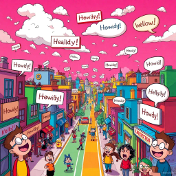 Whose Hello Is It Anyway? - Text-based game