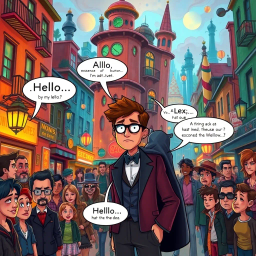 Whose Hello Is It Anyway? - Text-based game