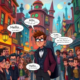 Whose Hello Is It Anyway? - Text-based game