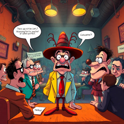 Whose Hello Is It Anyway? - Text-based game