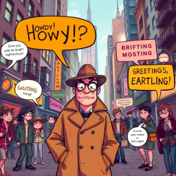 Whose Hello Is It Anyway? - Text-based game