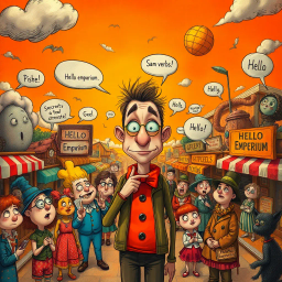 Whose Hello Is It Anyway? - Text-based game