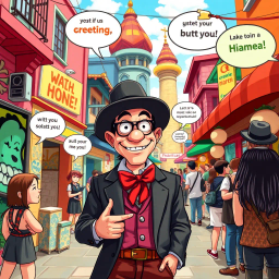 Whose Hello Is It Anyway? - Text-based game