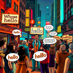 Whose Hello Is It Anyway? - Text-based game