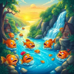 River Window Management - Text-based game