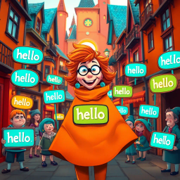 Whose Hello Is It Anyway? - Text-based game