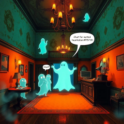 Hello, Whose Ghost Is It Anyway? - Text-based game