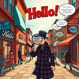 Whose Hello Is It Anyway? - Text-based game