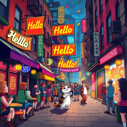 Whose Hello Is It Anyway? - Text-based game