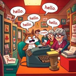 Whose Hello Is It Anyway? - Text-based game