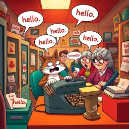 Whose Hello Is It Anyway? - Text-based game