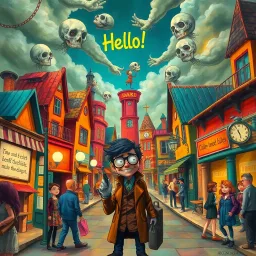 Whose Hello Is It Anyway? - Text-based game
