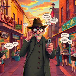 Whose Hello Is It Anyway? - Text-based game