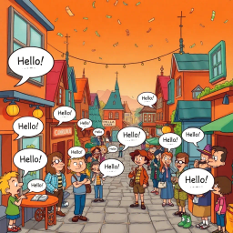 Whose Hello Is It, Anyway? - Text-based game