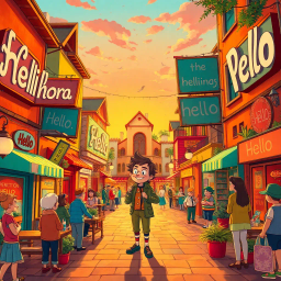 Whose Hello is it Anyway? - Text-based game