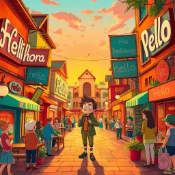 Whose Hello is it Anyway? - Text-based game