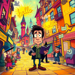 Whose Hello Is It Anyway? - Text-based game