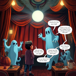 Hello, Whose Ghost Is It Anyway? - Text-based game