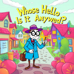 Whose Hello Is It Anyway? - Text-based game
