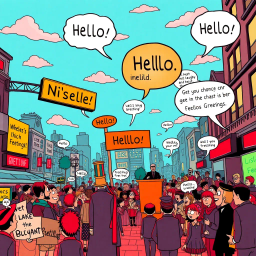 Whose Hello Is It Anyway? - Text-based game