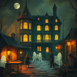 Hello, Whose Ghost Is It Anyway? - Text-based game