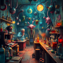 Whose Lab Is It Anyway? - Text-based game