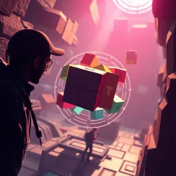 Spinning Cube Quest - Text-based game