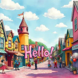 Whose Hello Is It Anyway? - Text-based game
