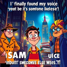 Whose Voice Is It Anyway? - Text-based game