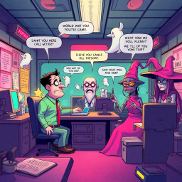 Who's Hello Is It Anyway? - Text-based game