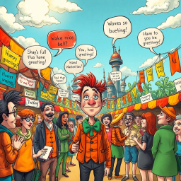 Whose Hello Is It Anyway? - Text-based game