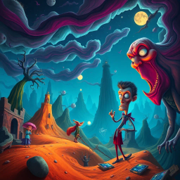 Whose Nightmare Is It Anyway? - Text-based game