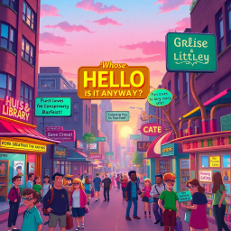 Whose Hello Is It Anyway? - Text-based game