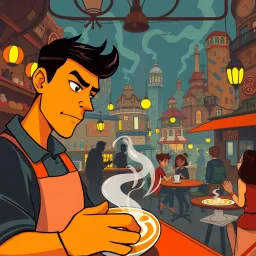 Caffeine Chronicles: The Last Brew - Text-based game