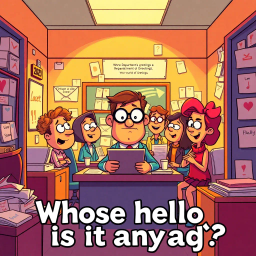 Whose Hello is it Anyway? - Text-based game