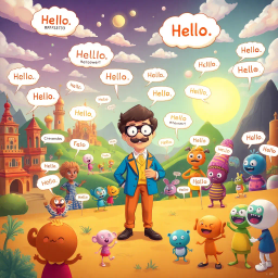 Whose Hello Is It Anyway? - Text-based game