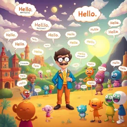 Whose Hello Is It Anyway? - Text-based game