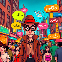 Whose Hello Is It Anyway? - Text-based game