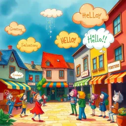Whose Hello Is It Anyway? - Text-based game
