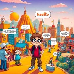 Whose Hello Is It Anyway? - Text-based game