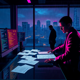 Code & Conspiracy - Text-based game