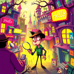 Whose Hello is it Anyway? - Text-based game