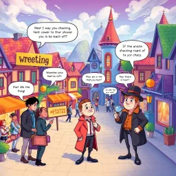 Whose Hello Is It Anyway? - Text-based game