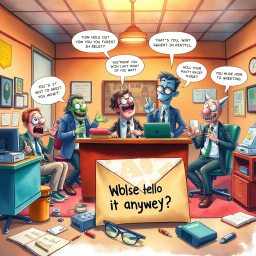 Whose Hello is it Anyway? - Text-based game