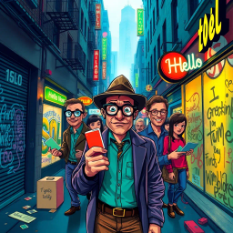 Whose Hello Is It Anyway? - Text-based game