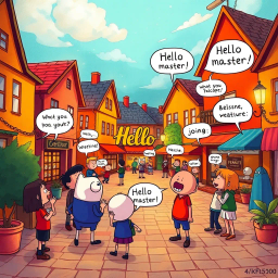 Whose Hello is it Anyway? - Text-based game