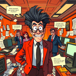 Bureaucrat Brawl: The Shutdown Showdown - Text-based game