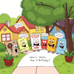 Who's Hello Is It Anyway? - Text-based game