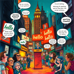 Whose Hello Is It Anyway? - Text-based game